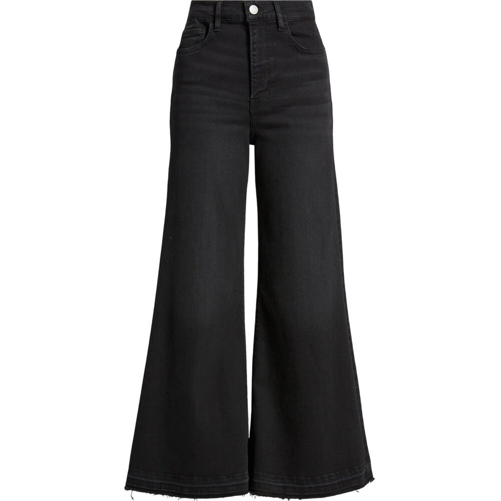 FRAME - Le Palazzo Raw Hem
Cropped Wide Leg Jeans - Sz 29 - Picture 4 of 8